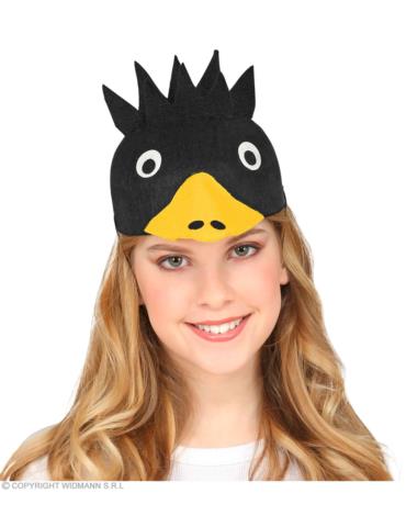 Czapka Kruk Wrona Ptak Czarny 11753W