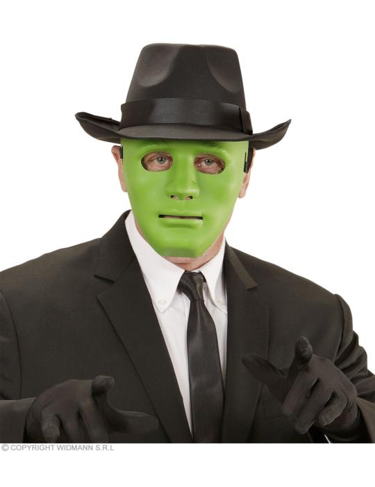 Maska Zielona Twarz Anonymus 00853W Kat