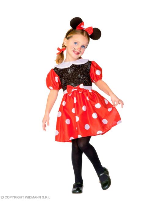 1 Strój Myszka w kropki 110/116 43765W