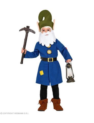 1 Strój Krasnoludek 110/116 10625W Gnom Krasnal Elf Niebieski