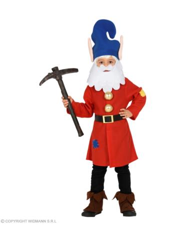 1 Strój Krasnoludek 134/140 10637W Gnom Krasnal Elf Czerwony