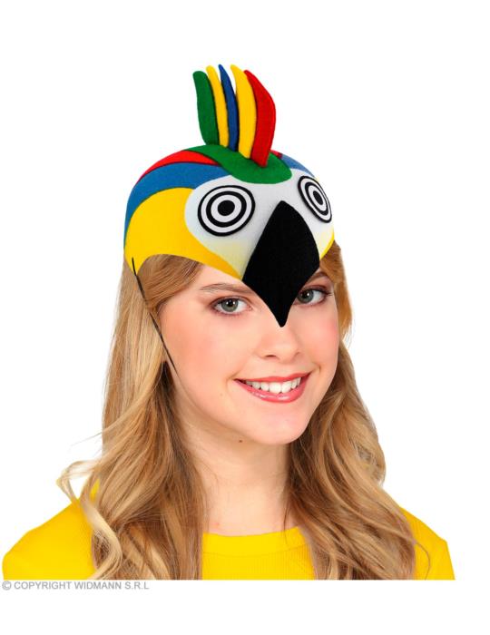 1 Czapka Papuga Papugi Ptaka 11752W Kolorowa z oczami i dizobem