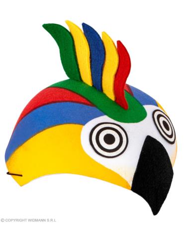 1 Czapka Papuga Papugi Ptaka 11752W Kolorowa z oczami i dizobem