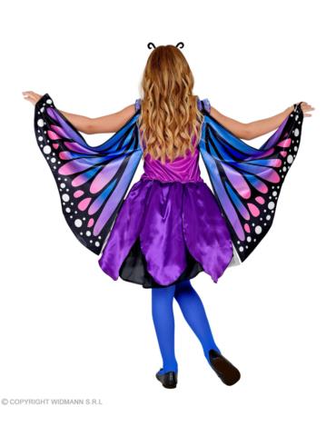 1 Strój Motyl LUX 134/140 09847W ze skrzydłami