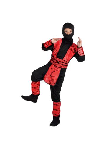 Strój Ninja Czerwony GO ST556 110/116