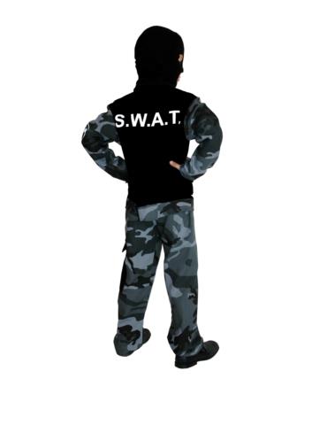 Strój Antyterrorysta ST955BZ 110/116 SWAT Policjant Moro z kominiarką