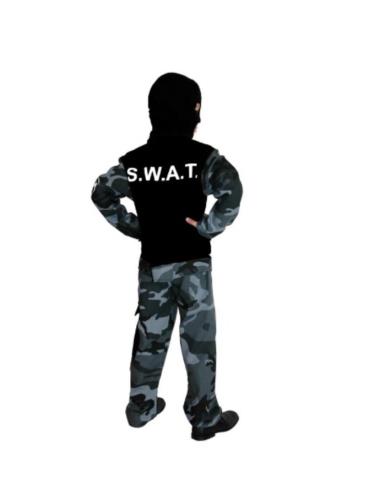 Strój Antyterrorysta ST955BZ 146/152 SWAT Policjant Moro z kominiarką