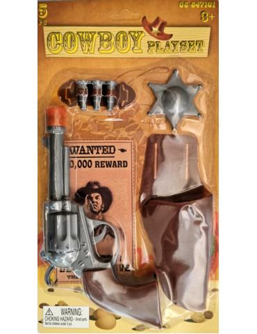 Zetaw Kowboja Szeryfa z Kaburą JX13-15 5 el western dziki zachód