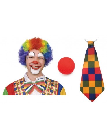 Zestaw Klauna: peruka,...