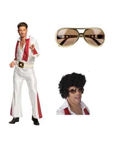Zestaw Strój Elvisa Peruka...