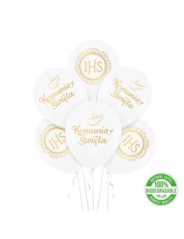 Balony Komunia Święta 6szt 127599