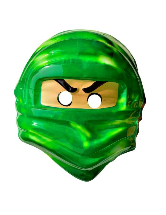 Maska Ninja LUDZIK ZIELONY PVC PM067
