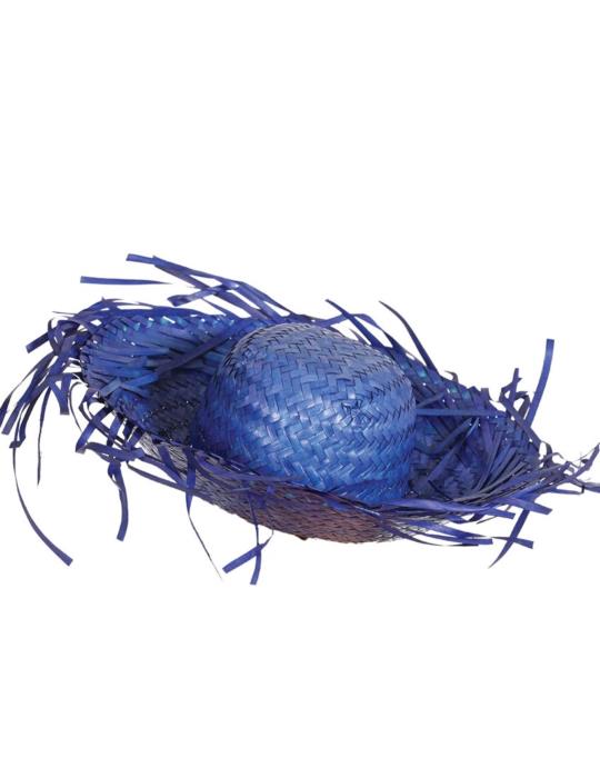 Kapelusz Hawajski Niebieski 13414BZ