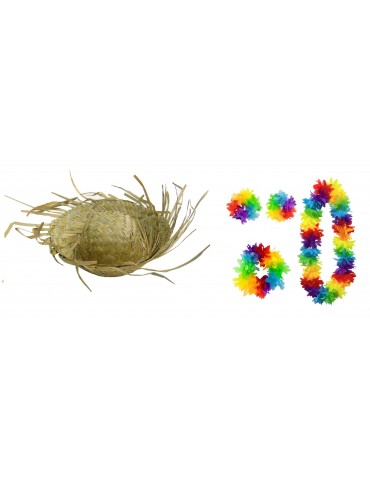 Zestaw Hawajski Rafia...