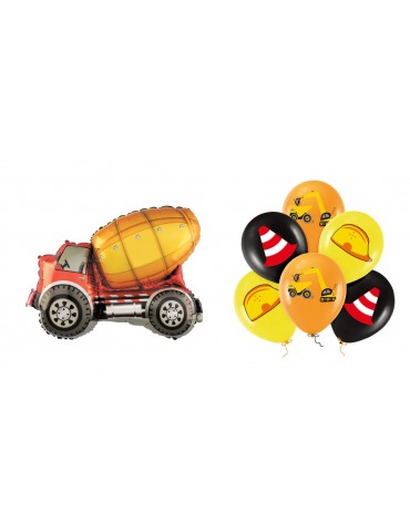 Zestaw Balonów Koparka...
