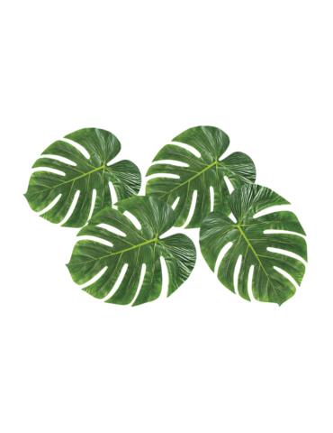 Liście ozdobne zielone 33x27 4 szt 52210