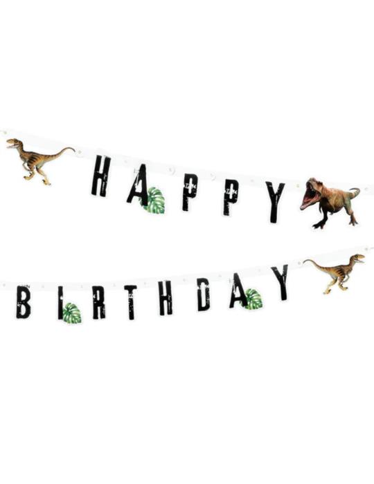 1 Girlanda Happy Birthday Dinozaur 50620 T-Rex 200cm Jurassic Park Jurassic World