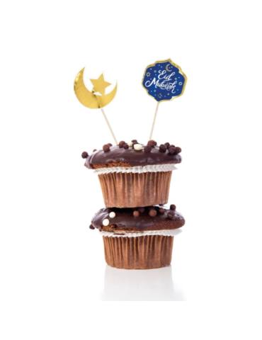 1 Wykałaczki Eid Mubarak 12szt. 50912 Tureckie urodziny