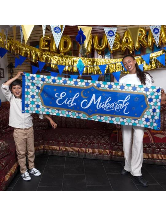 1 Baner Eid Mubarak 50x180cm 50920 Tureckie urodziny