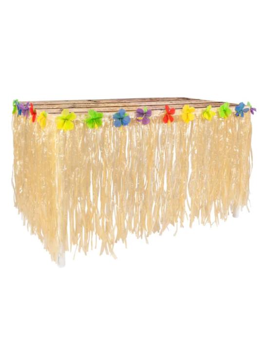 1 Dekoracja Stołu Hawajska 52196 75x300cm Luau Aloha spódnica na stół