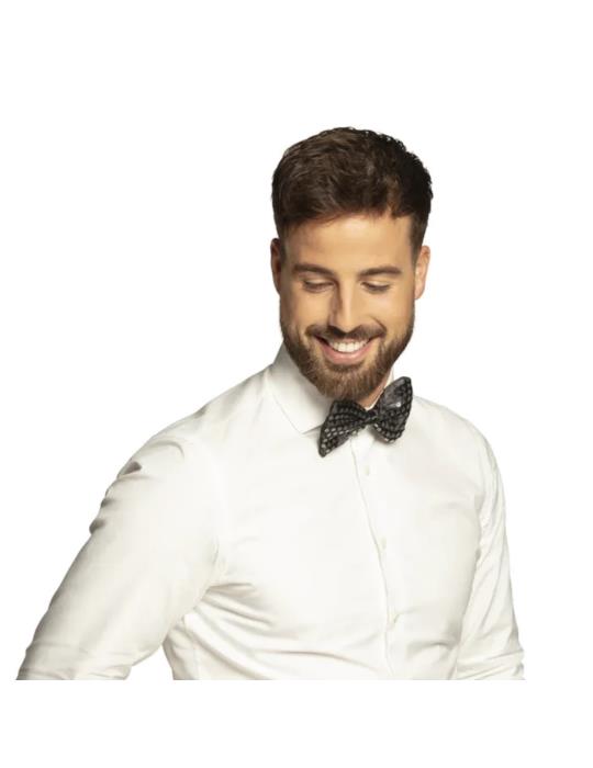 1 Mucha z cekinami Czarna 53122