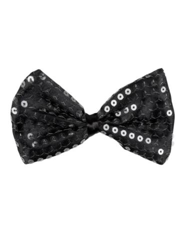 1 Mucha z cekinami Czarna 53122