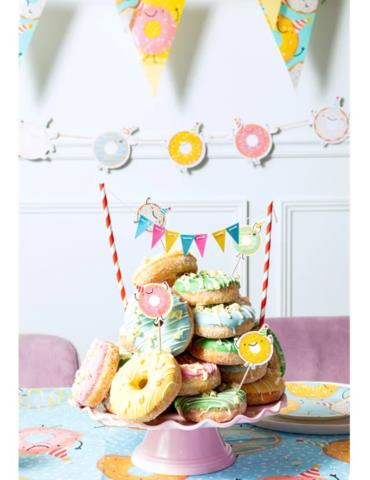 1 Dekoracje do ciast Donut Kolorowy50312 Pączek