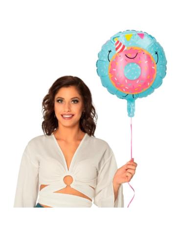 1 Balon Foliowy Donut 45cm 50303 Kolorowy Pączek
