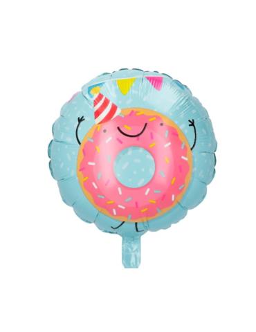 1 Balon Foliowy Donut 45cm 50303 Kolorowy Pączek
