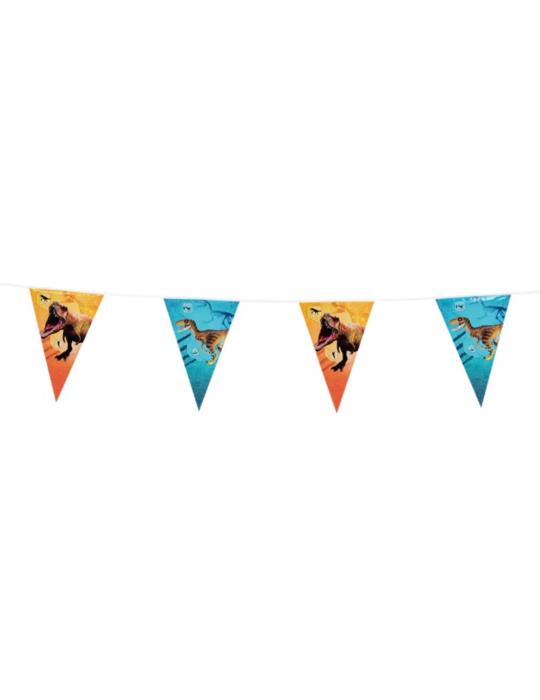 1 Girlanda Flagi Dinozaury T-Rex6m 50600 Jurassic Park Jurassic World