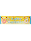 1 Baner Happy Birthday Donut 50304 Kolorowy Pączek 50x180cm
