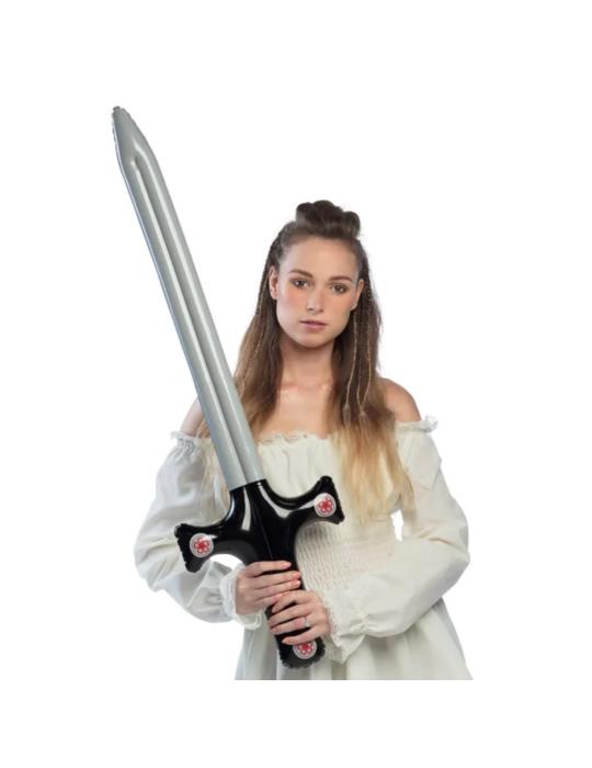 1 Miecz Rycerza Nadmuchiwany 43995 bezpieczny 104cm