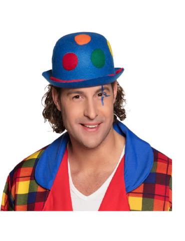 1 Melonik Klaun Niebieski w kropki 04006