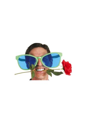 Okulary Jumbo Zielone Klauna 16502BZ XXL