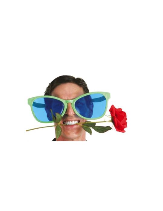 Okulary Jumbo Zielone Klauna 16502BZ XXL