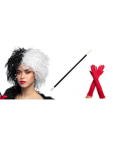 Zestaw Cruella Peruka...