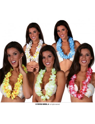 Kwiaty Hawajskie Niebieskie Mega 18326BZ BZ