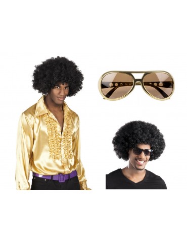 Zestaw Disco Koszula Złota...