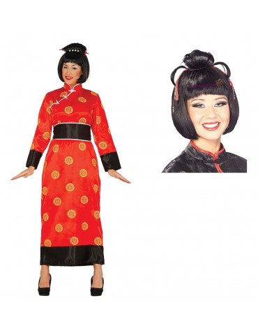 Zestaw Strój Chinka Japonka...