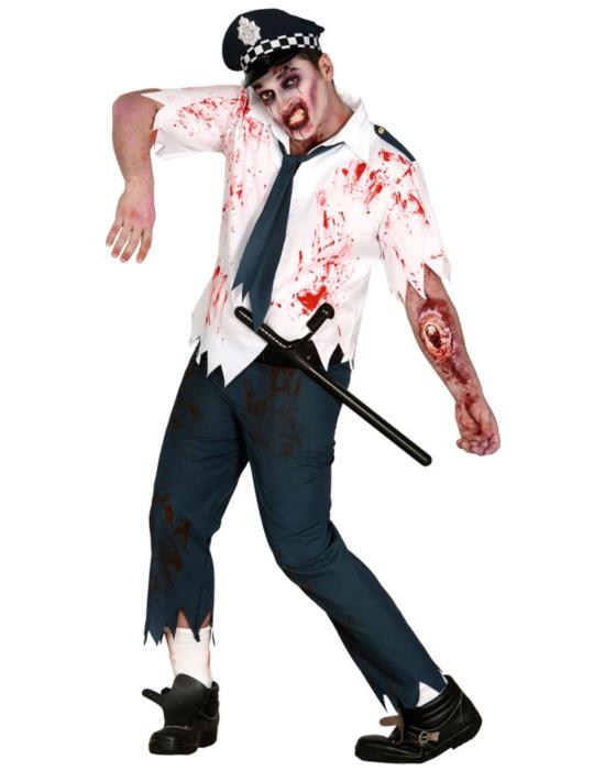 Ad Strój Policjant Zombie 84300 BZ L