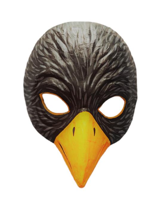 1 Maska Ręcznie Robiona Szpak