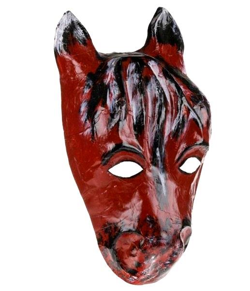 Maska Ręcznie Robiona Koń BZ