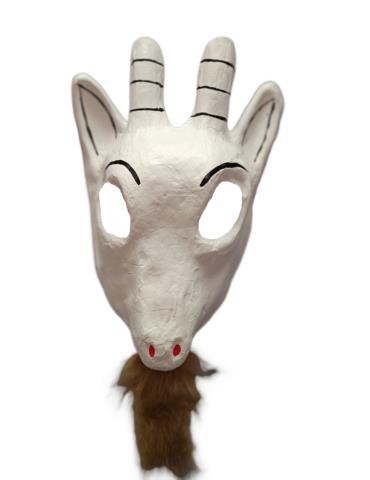 Maska Ręcznie Robiona Koza BZ