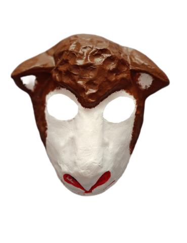 Maska Ręcznie Robiona Owca Baran BZ