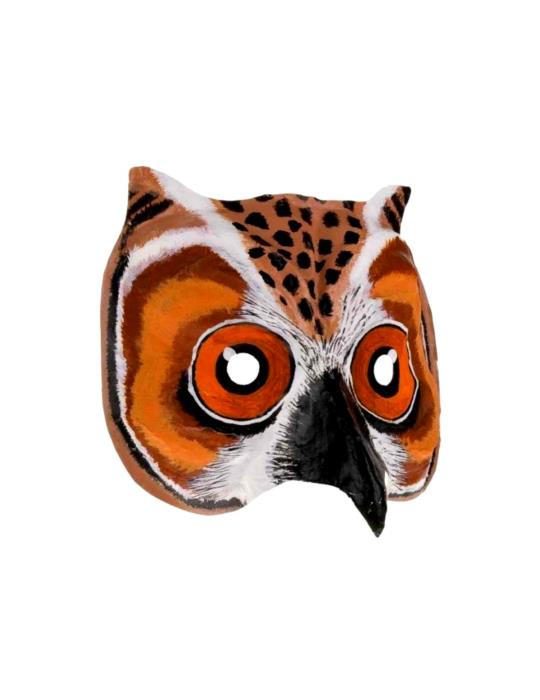Maska Ręcznie Robiona Sowa BZ