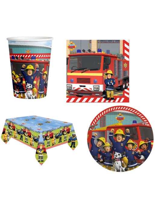 1 Zestaw urodzinowy Strażak Sam SAM33 33 el.