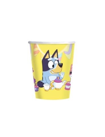 1 Kubeczki urodzinowe Bluey 9915381 8szt. 266ml