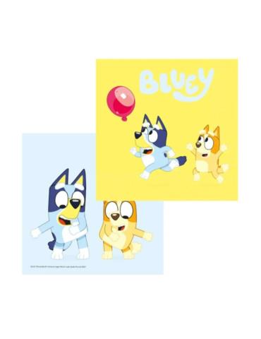 1 Serwetki urodzinowe Bluey 9915379 33x33cm 16szt,