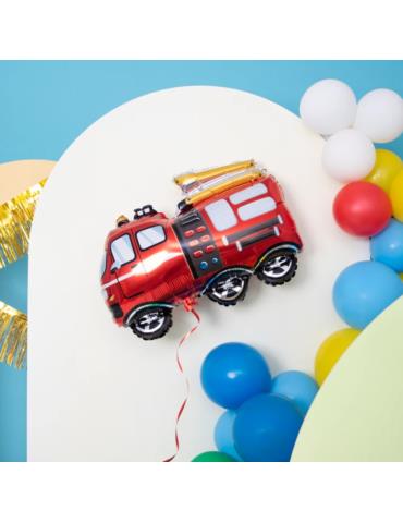 1 Balon foliowy Wóz strażacki 148402 68x59cm