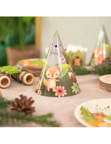 1 Czapeczki Leśni przyjaciele 149805 10x16cm 6szt